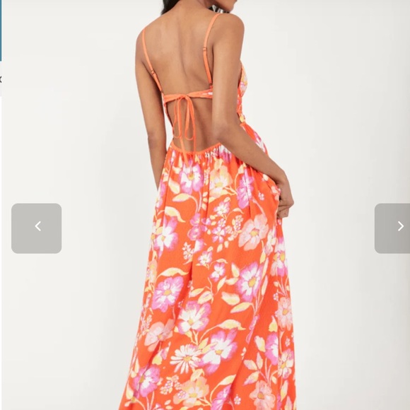 Free People Women's Wisteria Floral Print Maxi Dress Size Small $178 - Picture 2 of 12